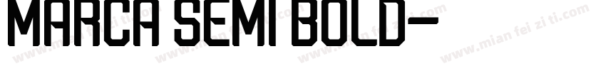 Marca Semi Bold字体转换